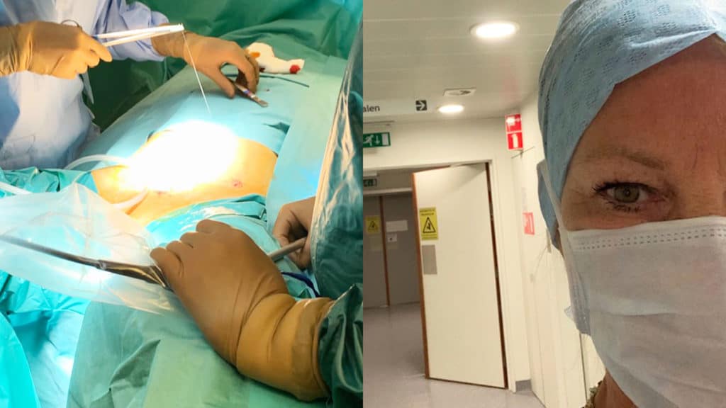 Osteopaat Colette Peeters operatie laparoscopie